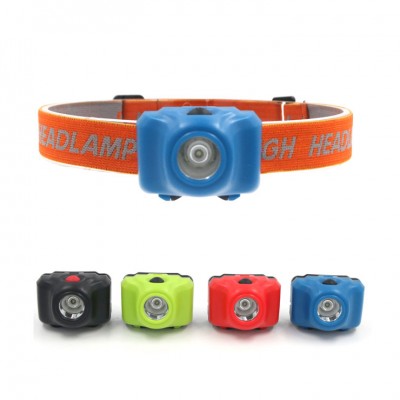 Outdoor Cheap Price Lightweight Running Head Lamps Mini Battery Operated LED Headlamp