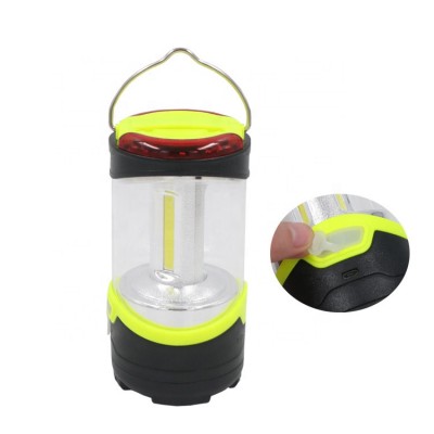 Multi-function Rechargeable Portable LED Camping Light Waterproof Tent Lamp COB Lantern For Warning, Hiking, Outdoor