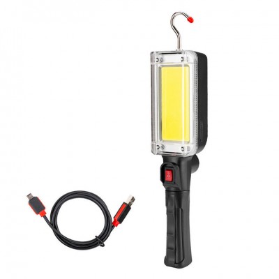 15W 800lm Rechargeable LED inspection light with hook and magnet