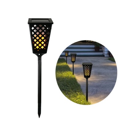 Solar Lights Outdoor Fishing Led Pathway Landscape Light Solar Flame Torch Tiki Garden Ground Lights