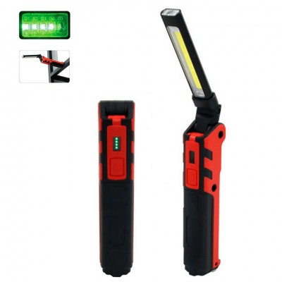 Magnetic Emergency Inspection Lamp Rechargeable Fold COB LED Work Light